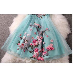 Brand New Embroidered lace dress Size 4